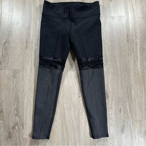 Alo Leggings, Small, Black & Grey, great condition! Only minor flaw shown!